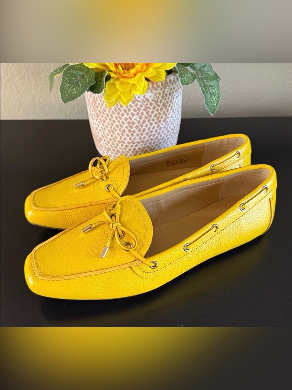 Talbots Women's Vibrant Yellow Loafers